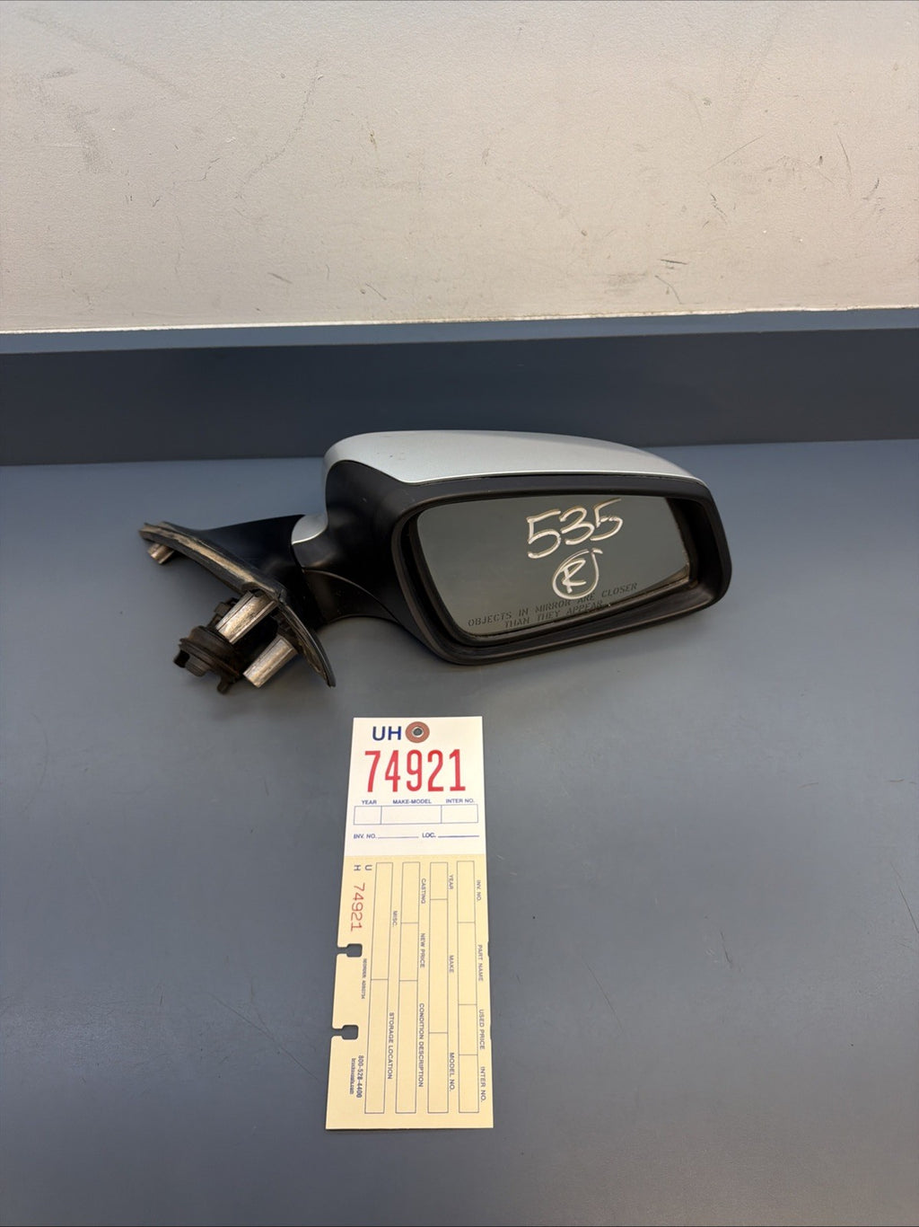 2011-2013 BMW 5 Series F10 Front Right Passenger Door Mirror OEM 7216364