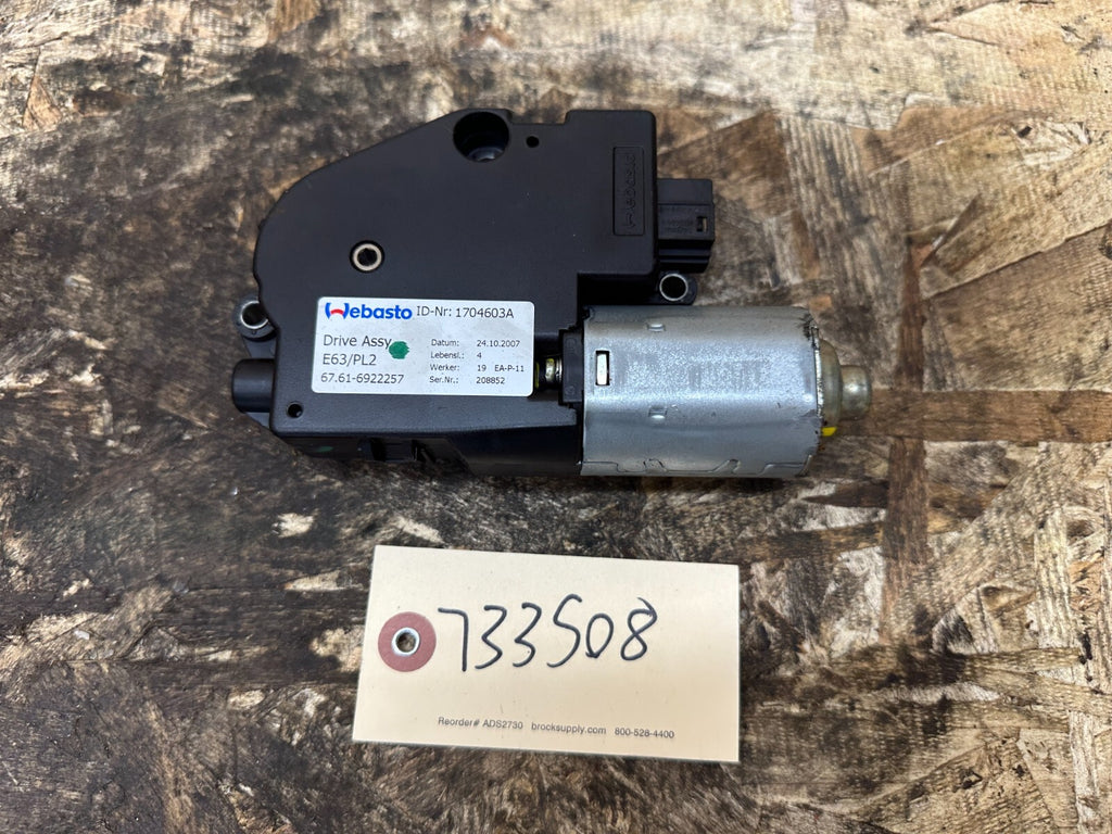 BMW 2006-2013 E9X 3 SERIES SUNROOF MOTOR OEM 6922257