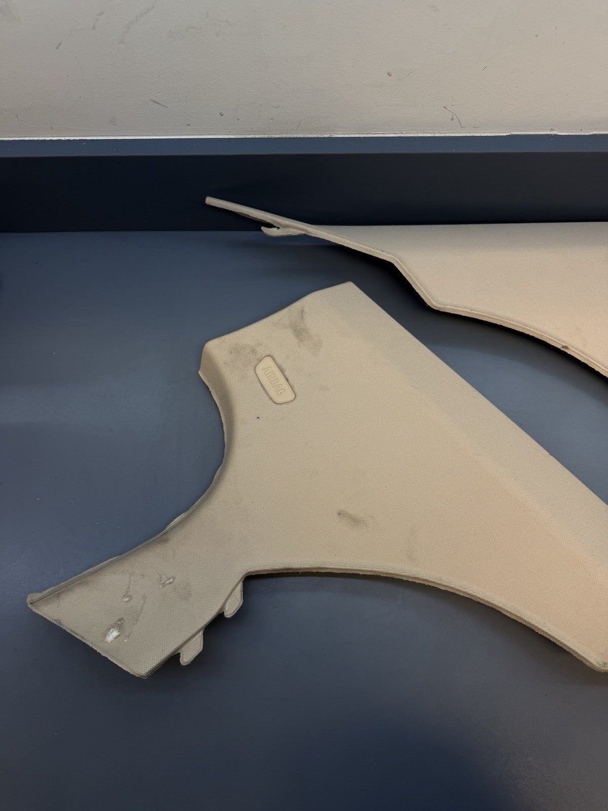 BMW F10 Sedan Trim C Pillar Upper 9116357 9116358 Trim Cover BEIGE FADED  *NOTE*