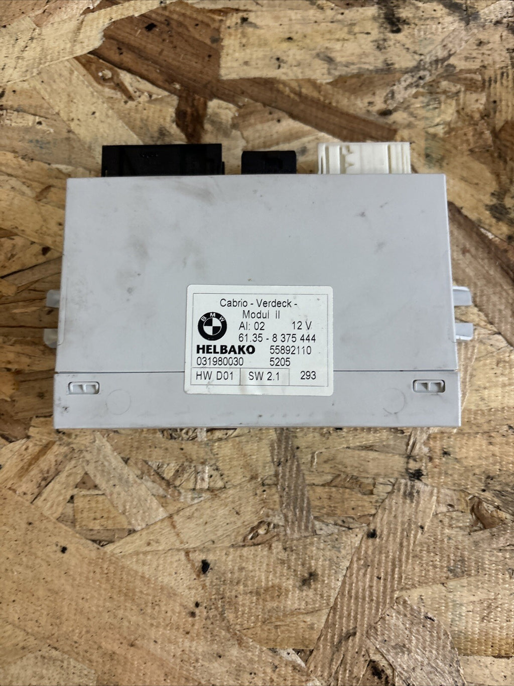 BMW 330ci 325ci E46 M3 Convertible Soft Top Folding Control Module OEM