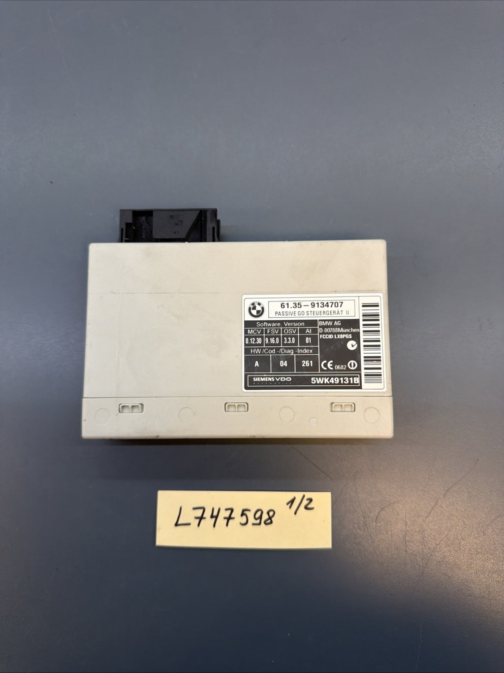 07-13 BMW E70 E71 X5 X6 Keyless Passive Go Access Control Module 9134707 OEM