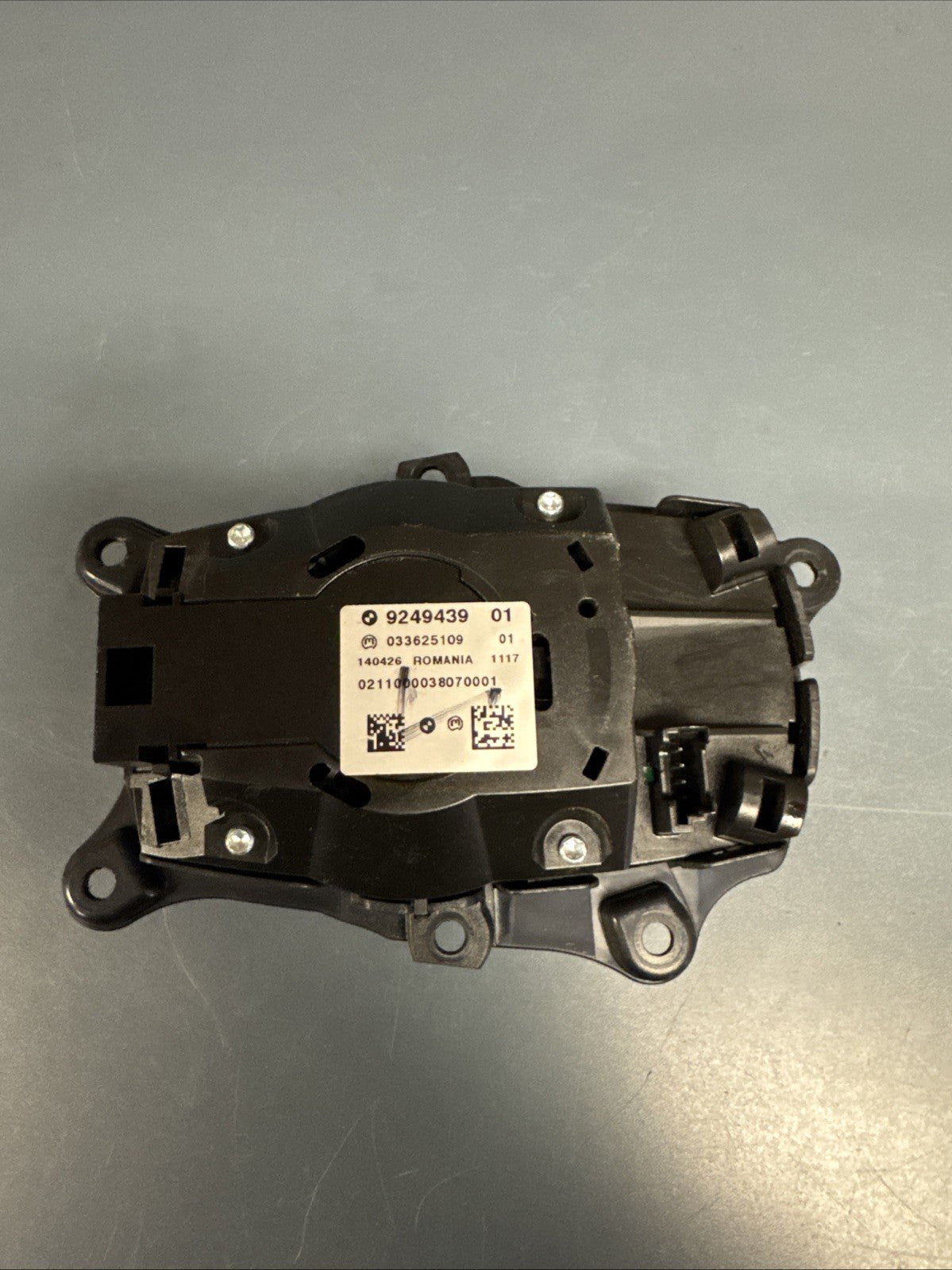 09-13 BMW E82 E88 E90 E92 E93 X5 X6 iDrive Control Knob Switch 4 Pin 9249439 OEM