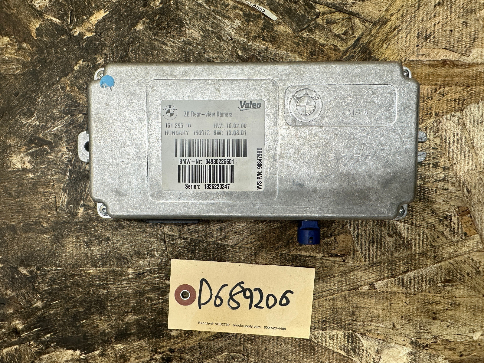 BMW 2010-2019 F25 F30 F32 F85 REAR VIEW CAMERA CONTROL MODULE OEM 16129510