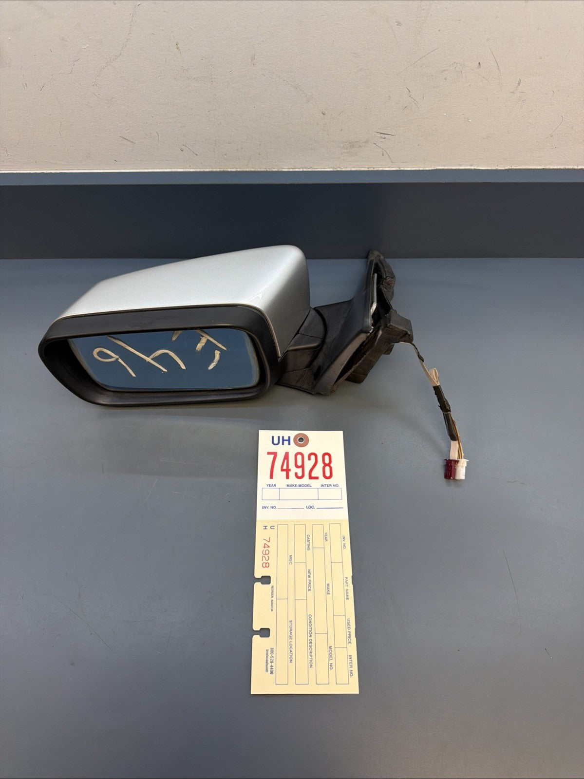 BMW 1997-2002 E46 PRE LCI LEFT/DRIVER SIDE VIEW MIRROR BLACK OEM 0117351