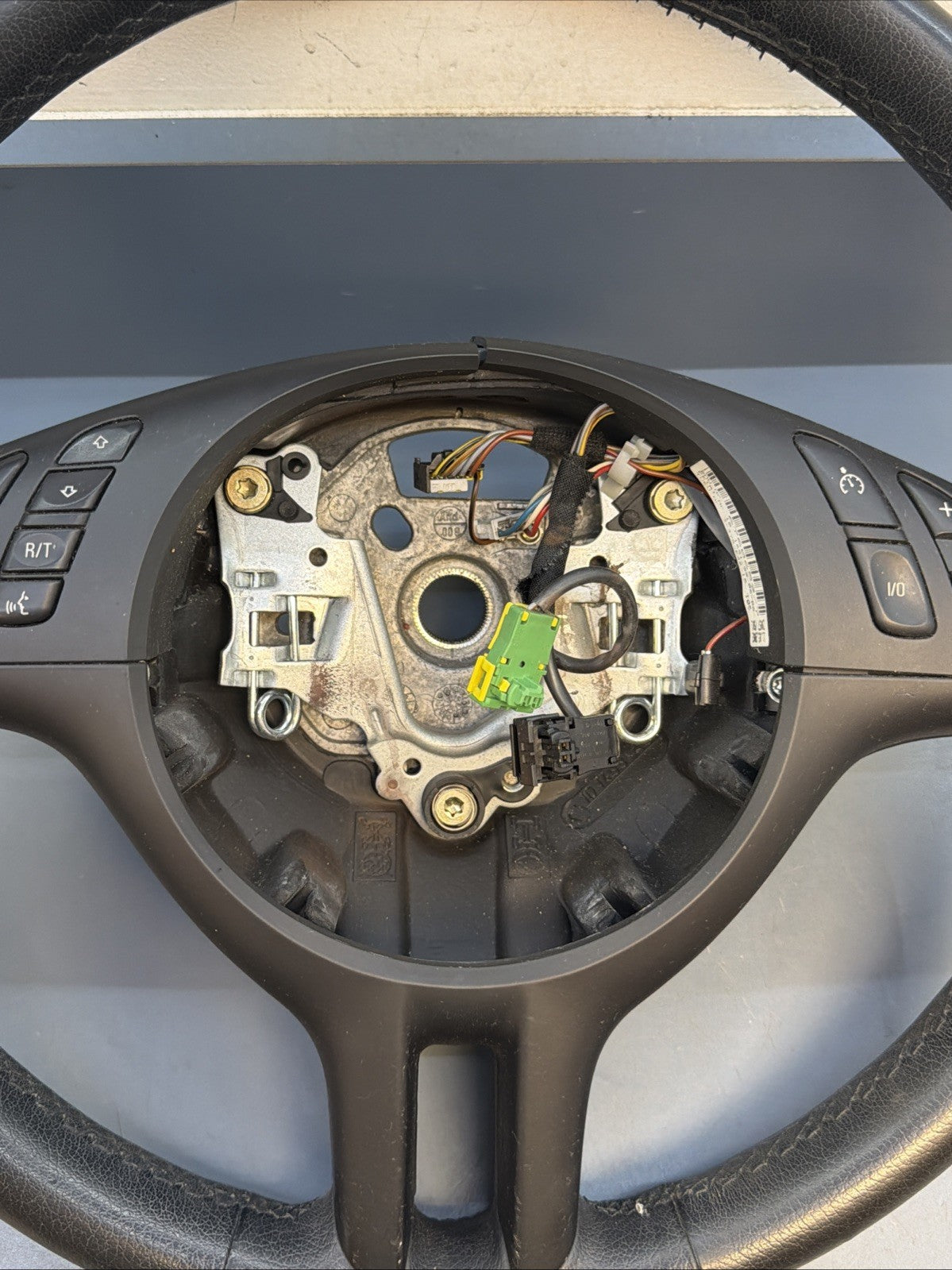 BMW 99-06 E46 3 SERIES BLACK LEATHER SPORT STEERING WHEEL OEM 101493/6760659