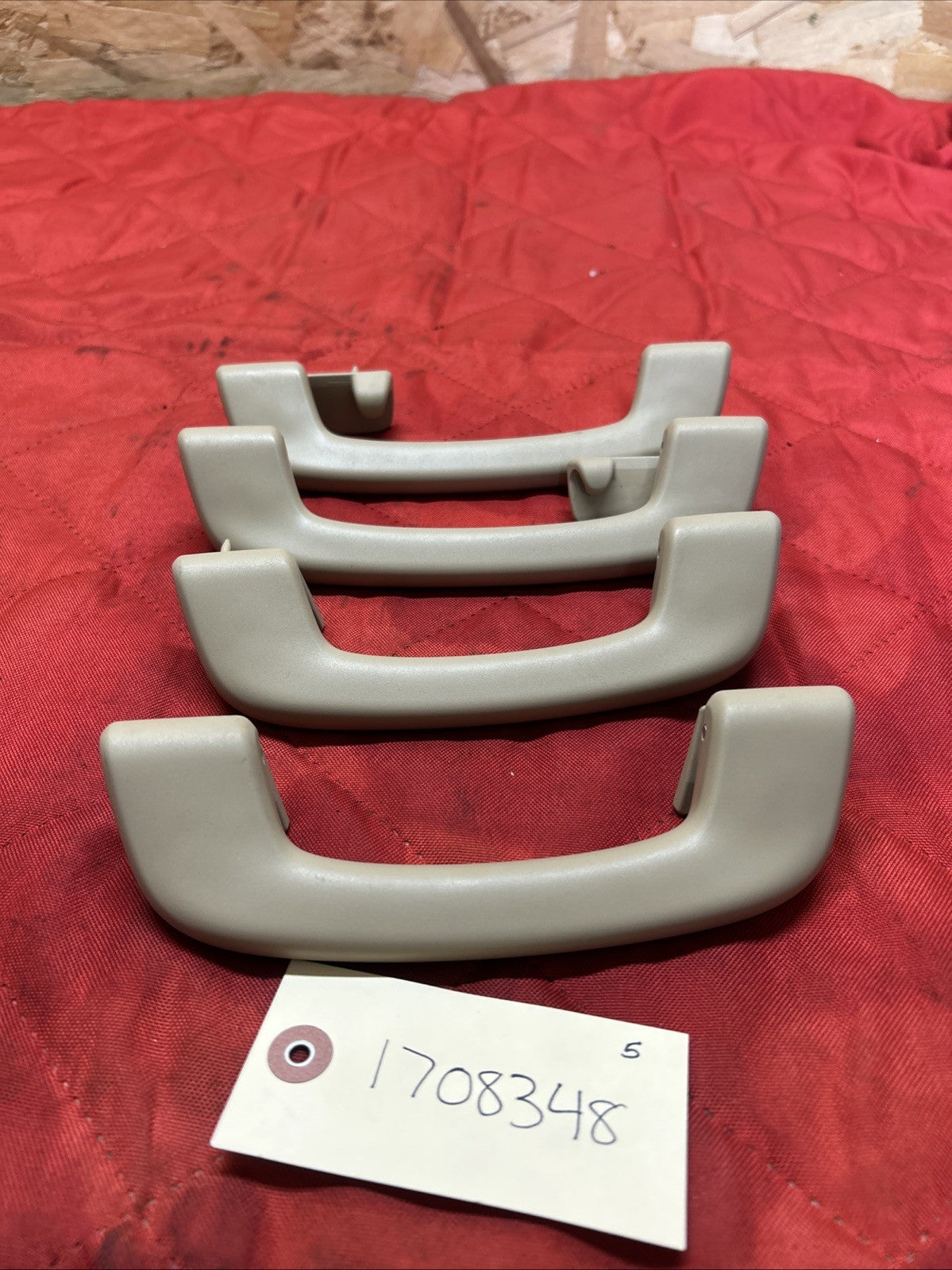 11-16 BMW 535i 550i F10 FRONT LEFT ROOF HEADLINER GRAB GRIP HANDLE 9171222 GRAY