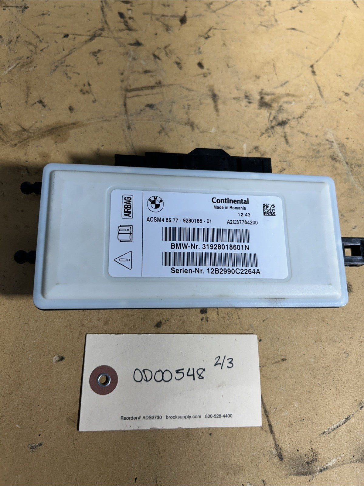 BMW 3 4 5 Series F10 F30 F32 F12 F25 F01 Control Module Unit 9280186 OEM