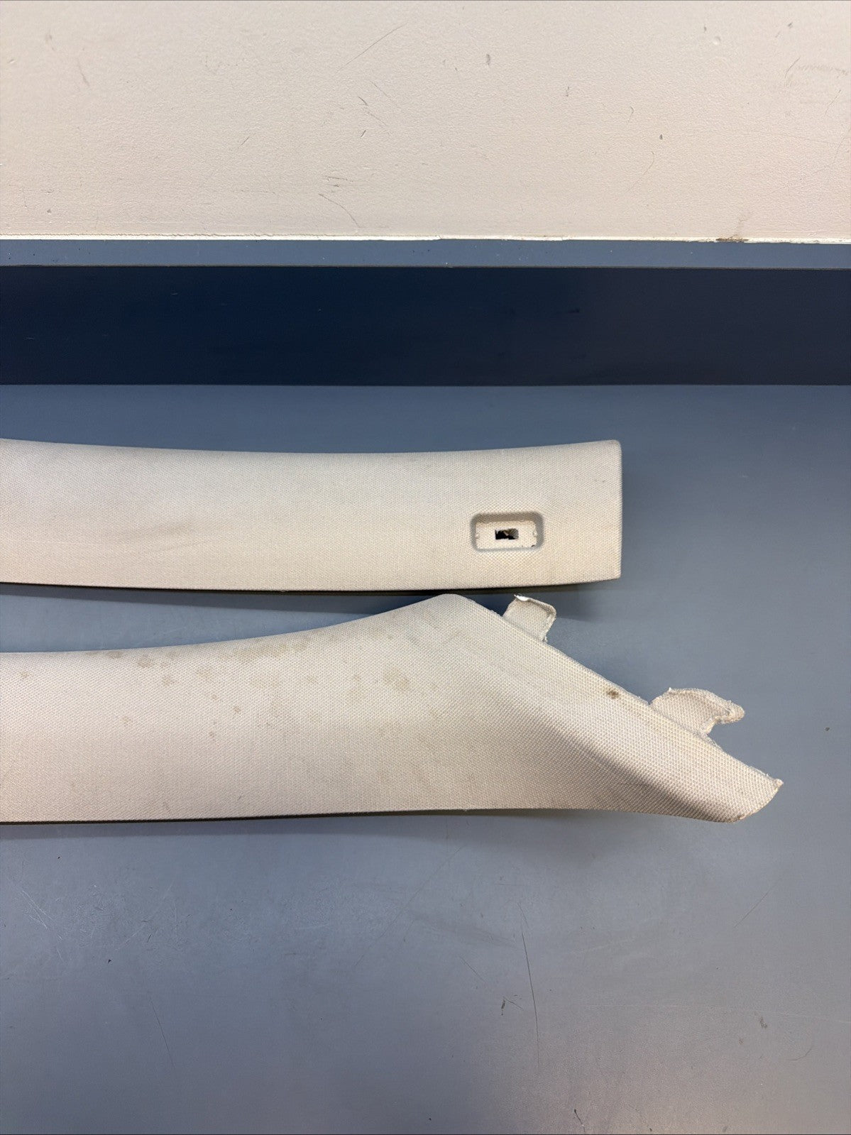 BMW E90 3 Series 4dr Front Left & Right A Pillar Cloth Trim 7058332 7058331 GRAY