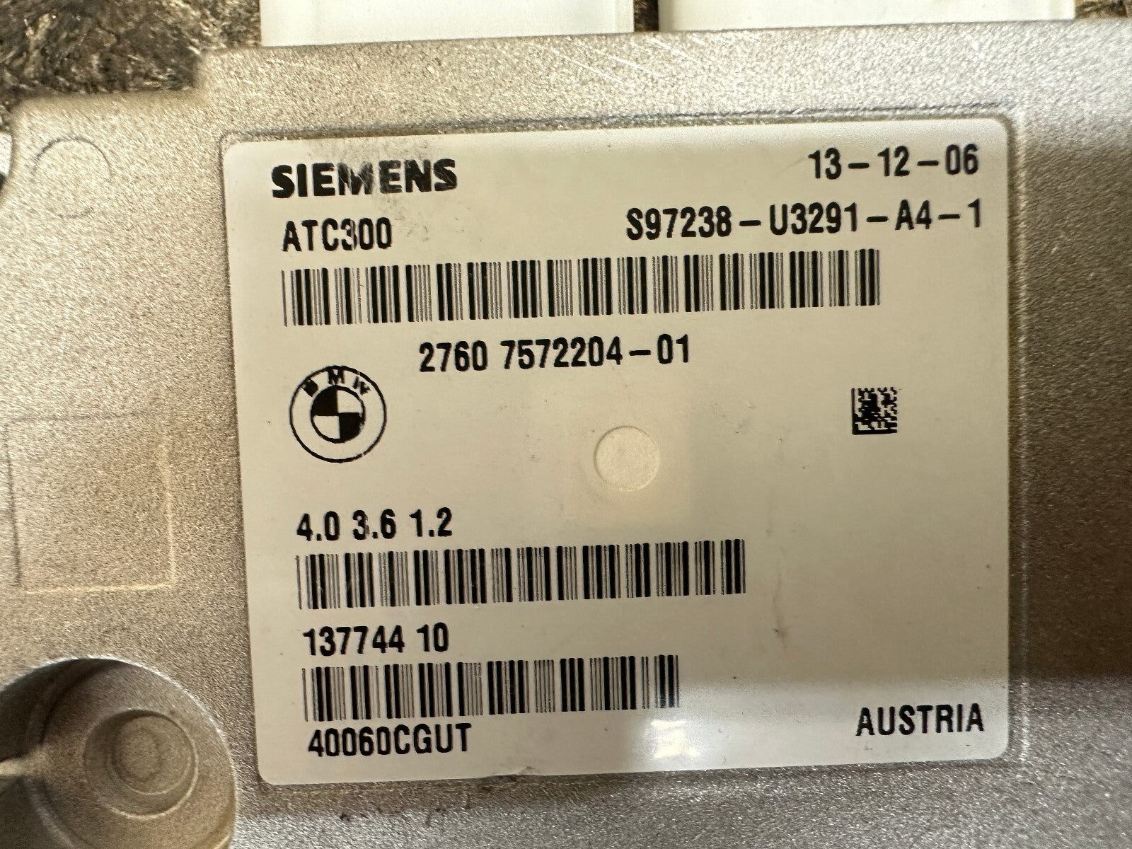 BMW 07-13 E90 3 SERIES ATC300 TRANSFER CASE xDRIVE AWD CONTROL UNIT OEM 7572204