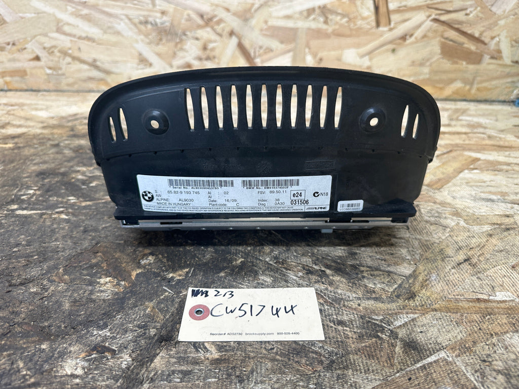 BMW 05-11 E90 E60 E63 3/5/7 SERIES GPS NAVIGATION iDRIVE DISPLAY SCREEN 9193745