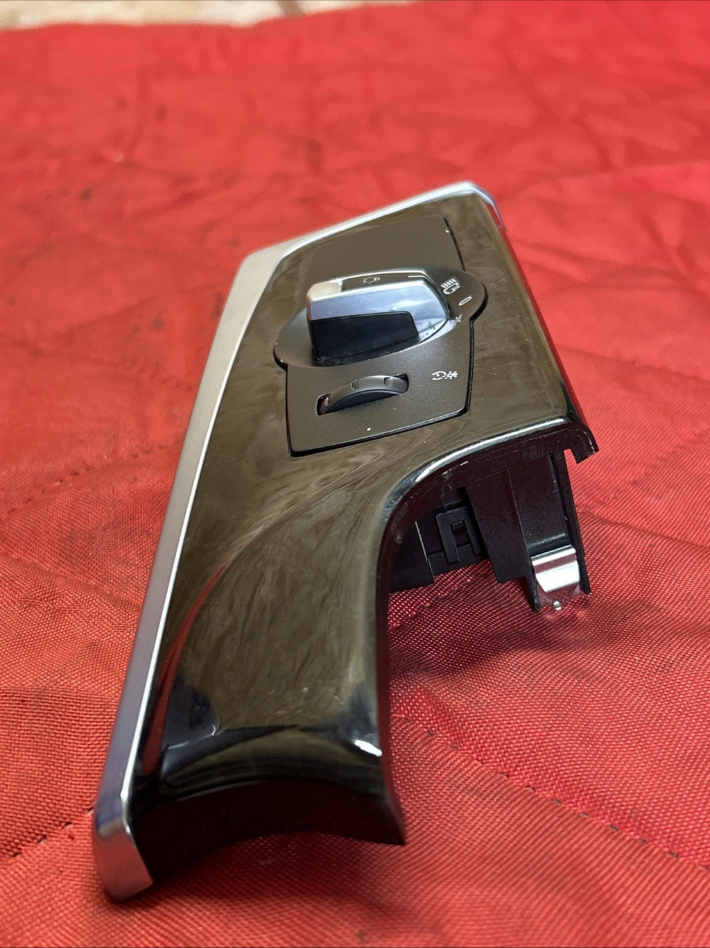 11-16 BMW F10 5 Series 528 535 550  Headlight Switch Trim Panel OEM 9204068