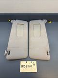 BMW E39 540I 528I E38 740I 740IL Sun Visors Grey Cloth Pair OEM 8237107 *READ*