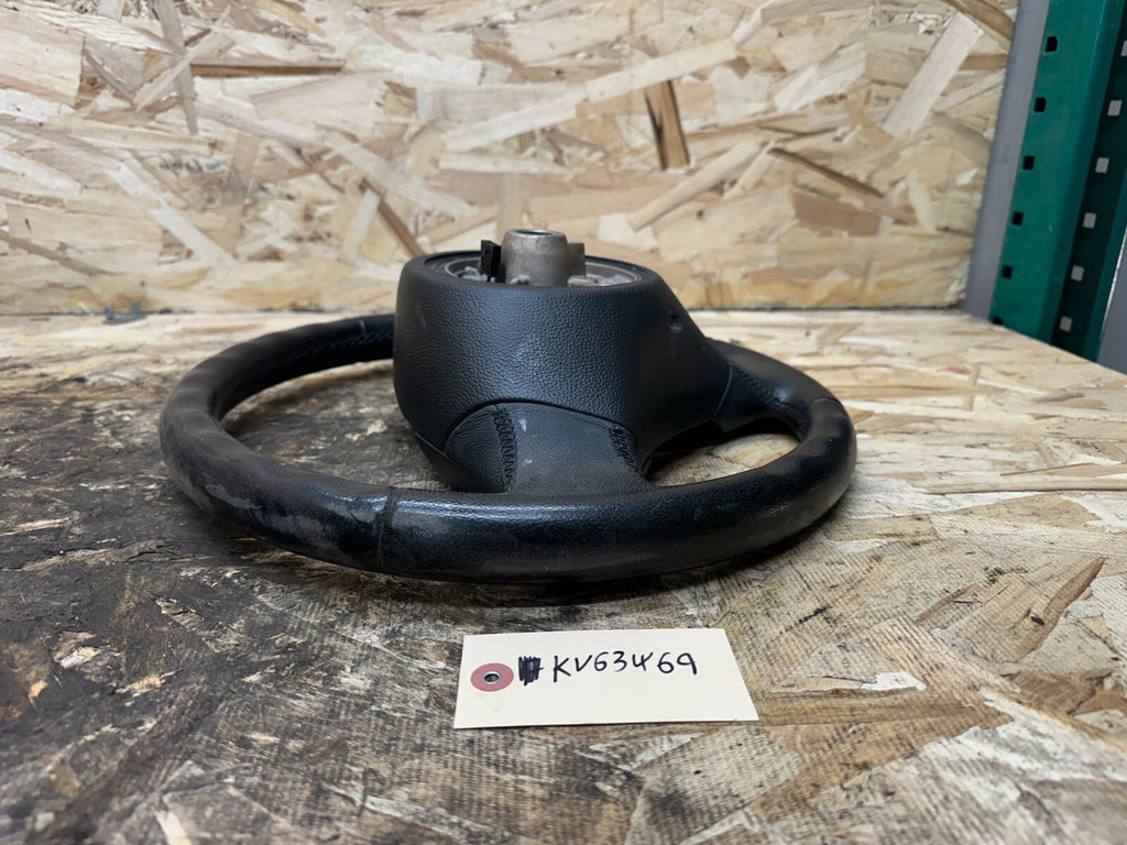 BMW 2006-2012 E90 E9X 3 SERIES BLACK LEATHER STEERING WHEEL OEM 3375E901