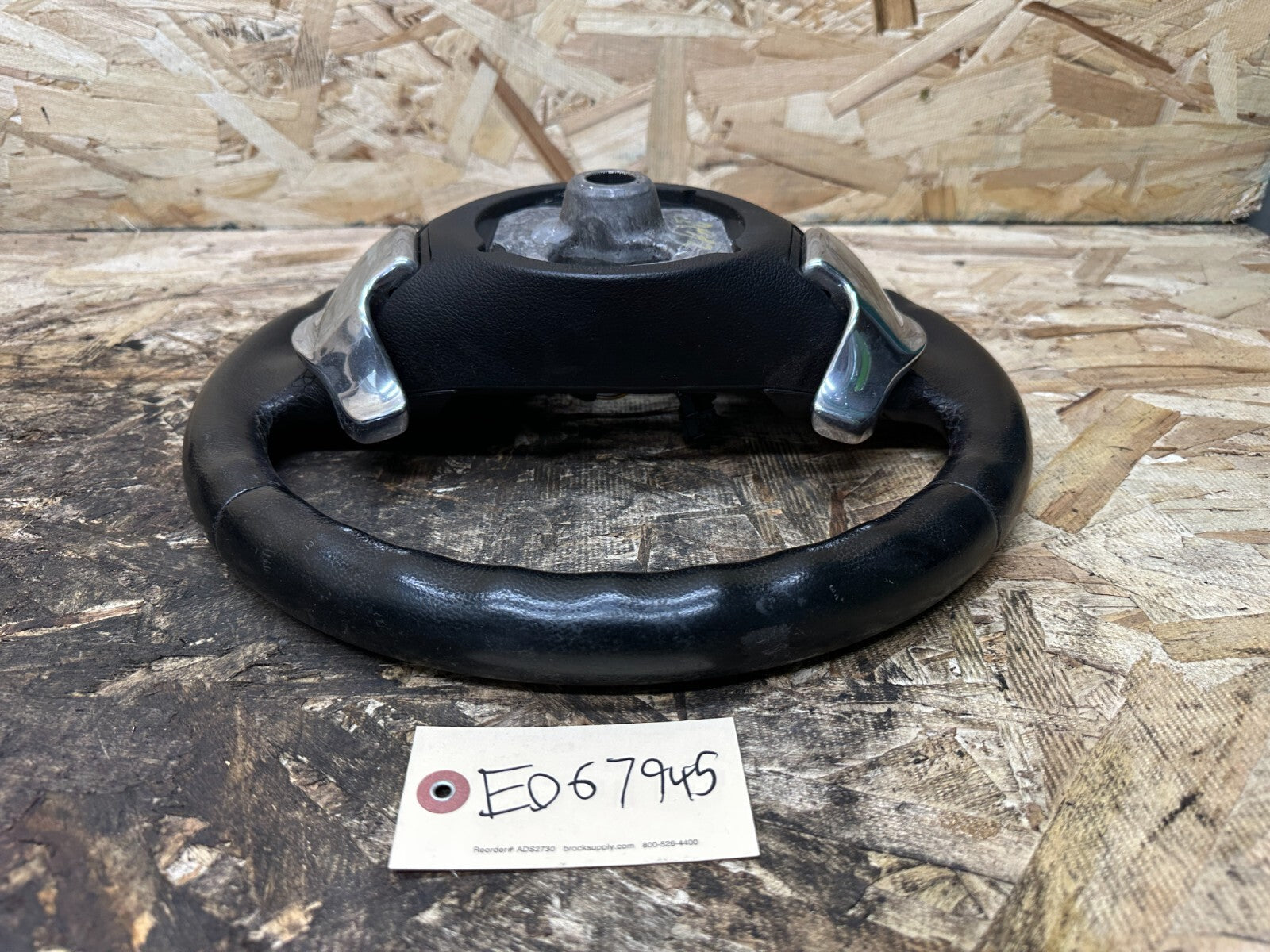 BMW 2006-2013 E90 E92 E9X BLACK LEATHER STEERING WHEEL W PADDLES OEM 6781090