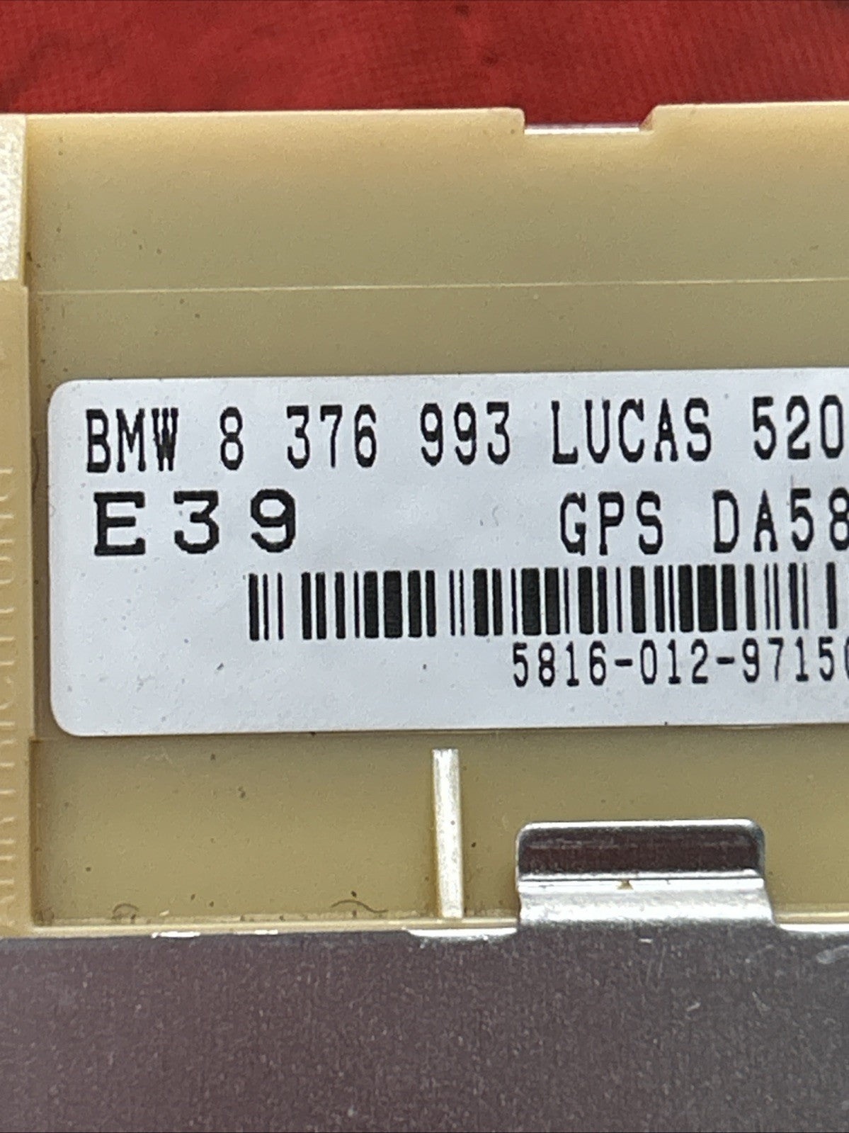 1997-2003 BMW 5 Series GPS Module Alarm Sensor OEM 8376993
