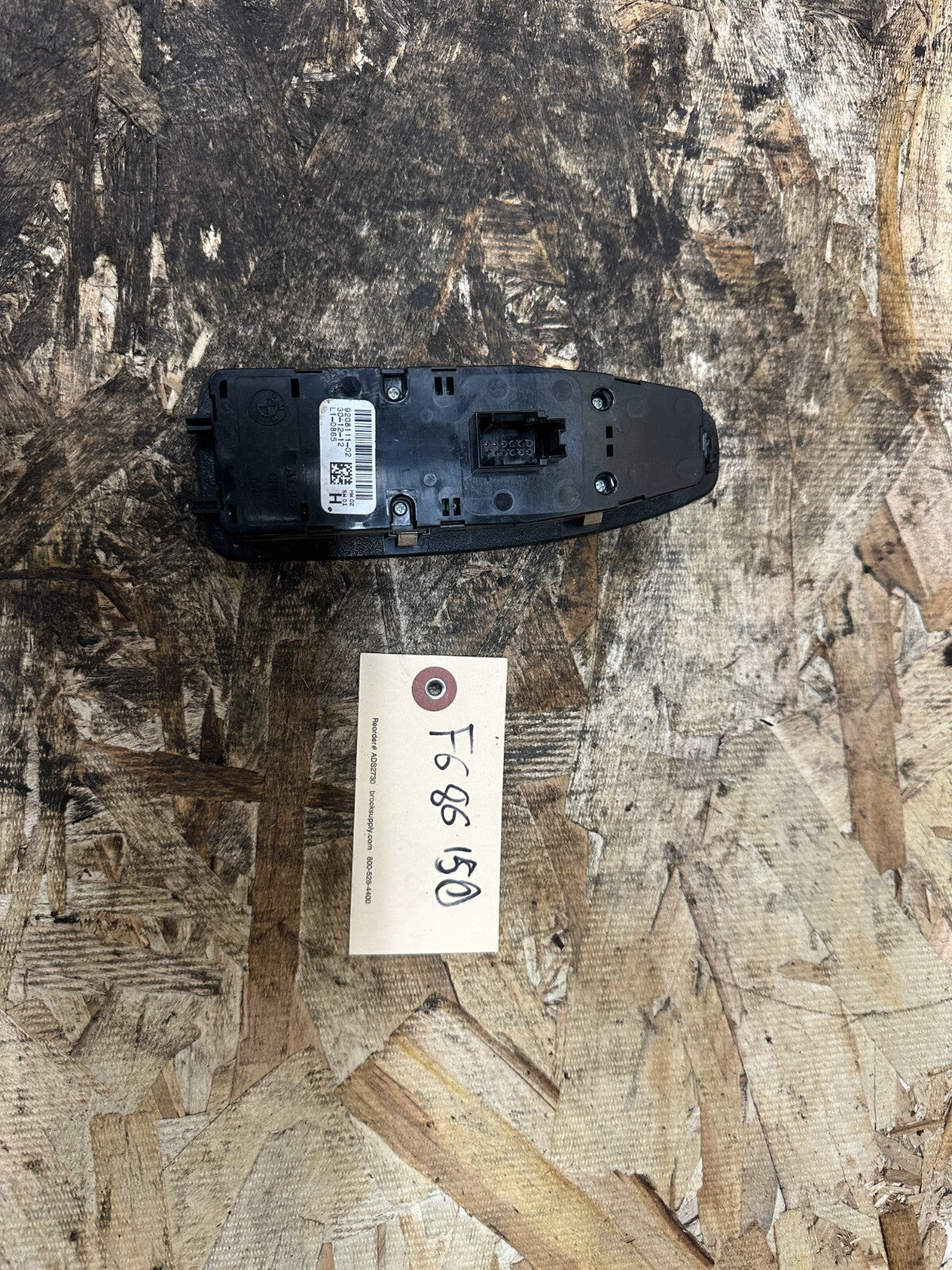 BMW 2012-2019 F30 DRIER SIDE MASTER WINDOW MIRROR SWITCH OEM 9208111