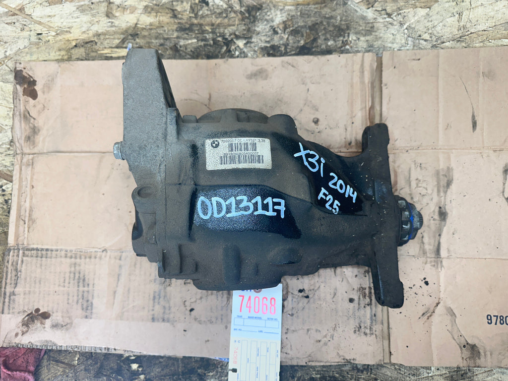 BMW 09-19 X3 X4 REAR DIFFERENTIAL FINAL 3.38 DRIVE 7592007