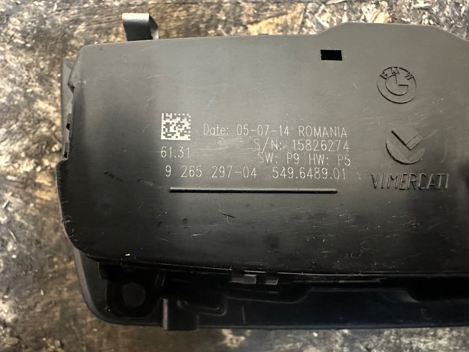 BMW F30 2012-2019 HEADLIGHT CONTROL MODULE BLACK OEM BMW 9265297