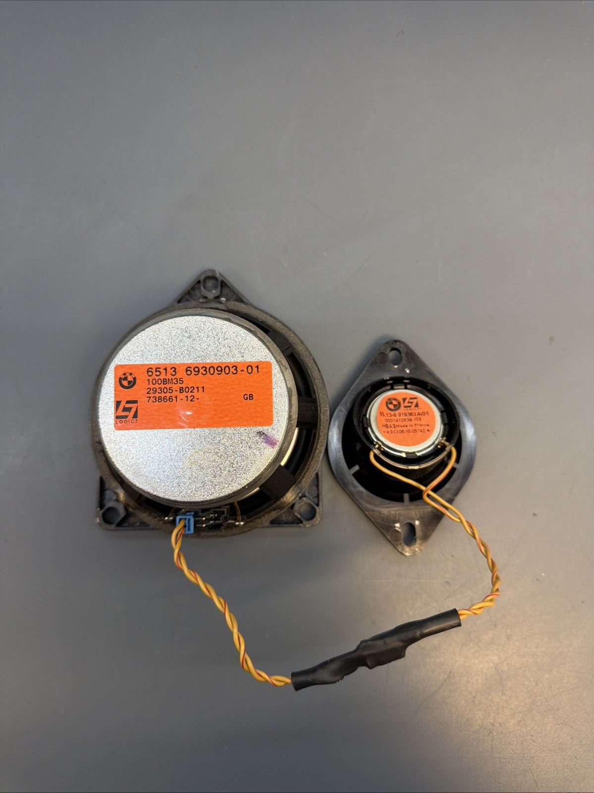 BMW Logic 7 L7 Audio HIFI Front or Rear Door Speaker E60 E63 E92 E93 OEM 6930903