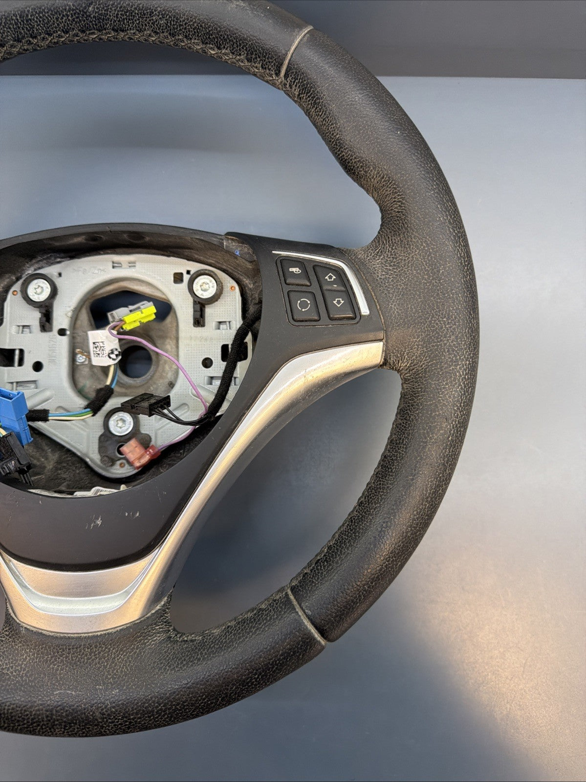 7-13 BMW X-1 Sport Steering Wheel Heated Leather W/O Paddles LCI OEM 6853133