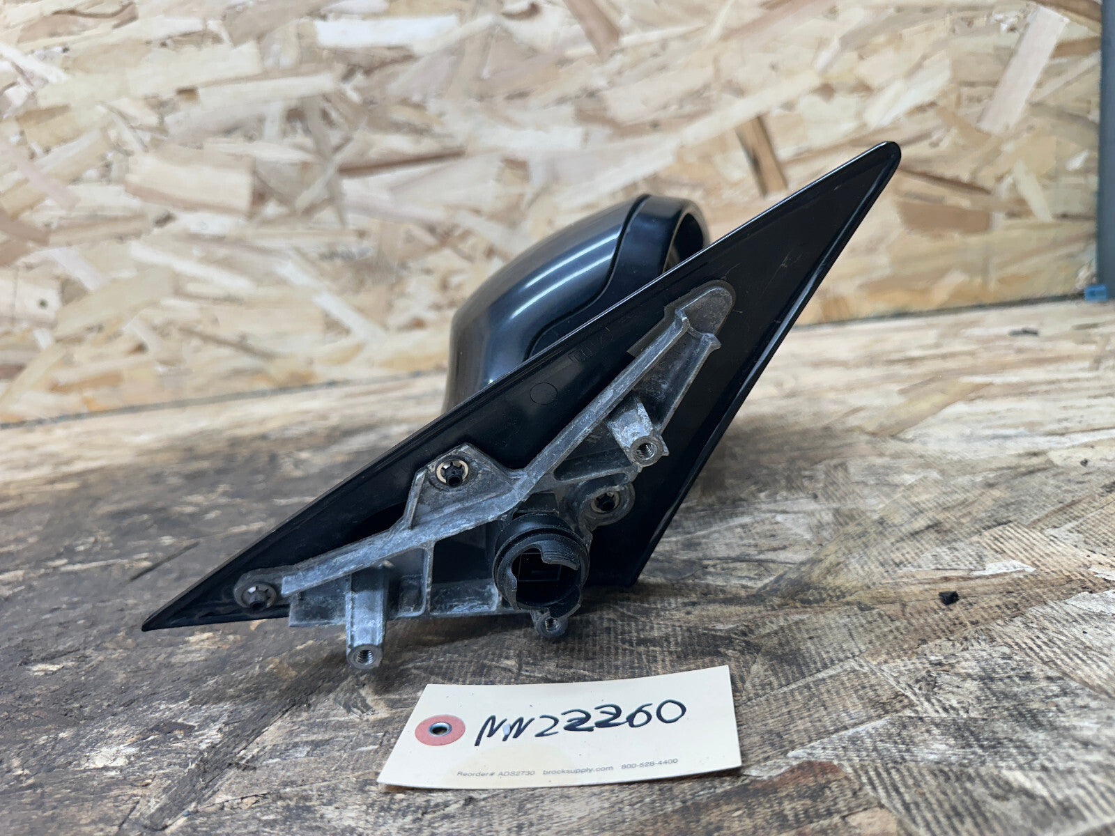 BMW 09-12 E90 LCI 3 SERIES FRONT RIGHT PASSANGER SIDE MIRROR BLACK OEM 7182695