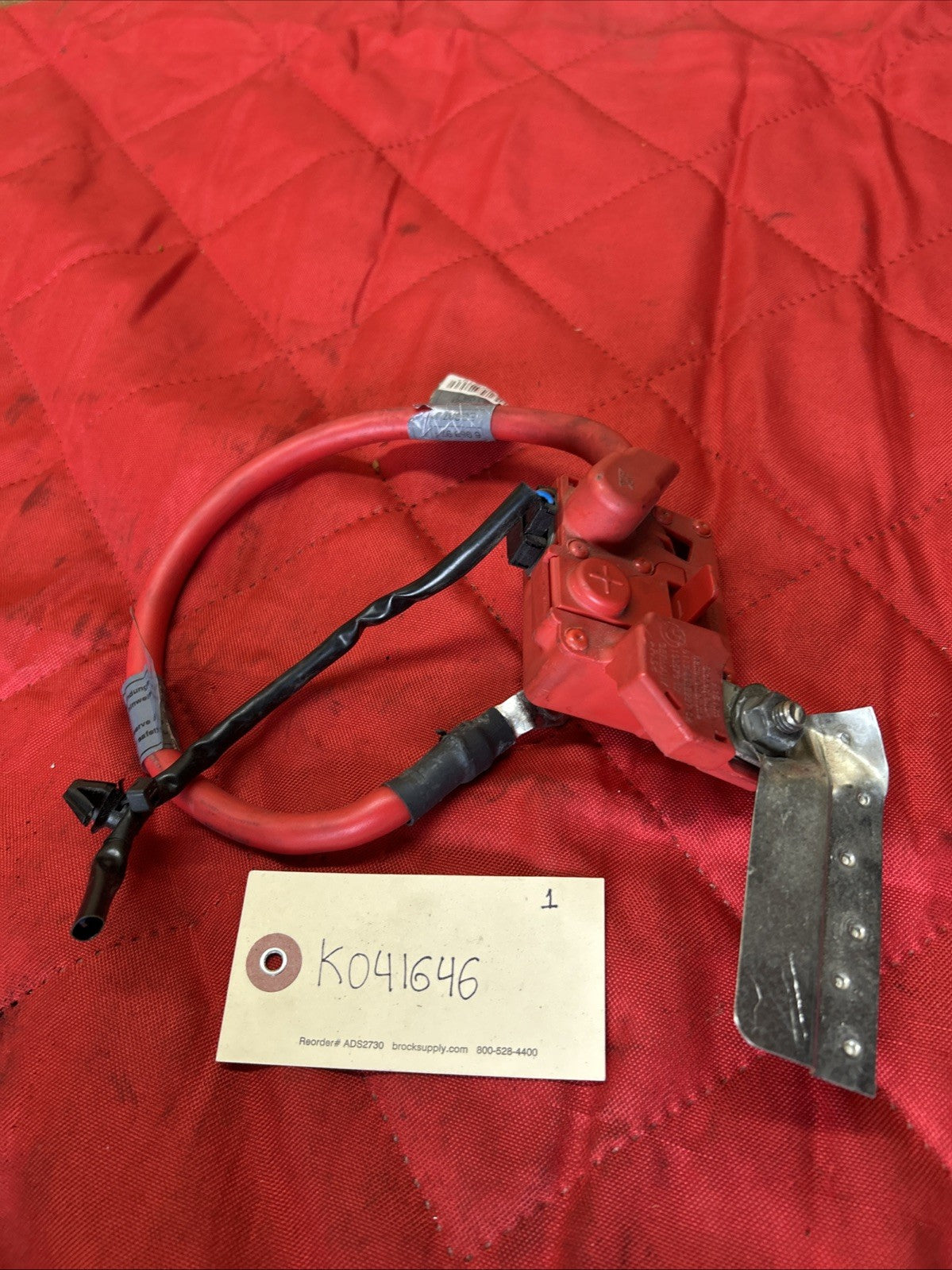 OEM BMW E82 E88 E90 Positive Red Battery Pole Terminal Wiring Cable 6988974