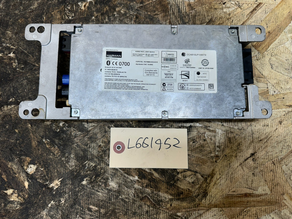 BMW 2007-2014 E70 X5 HARMAN BECKER TELEMATICS CONTROL MODULE OEM 9257163