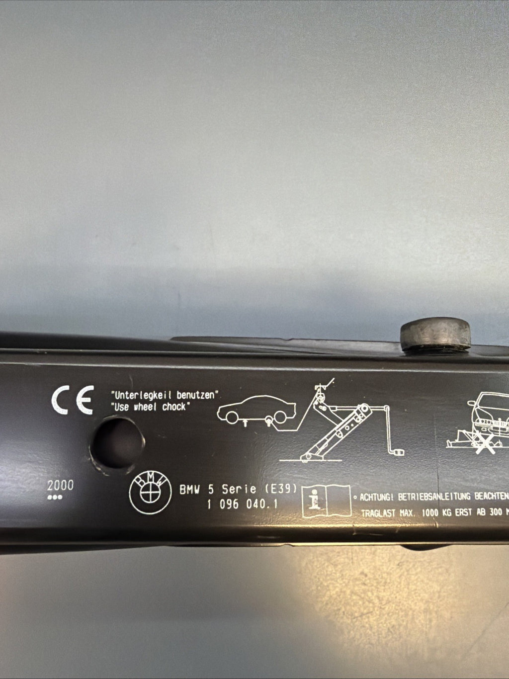 97-03 Bmw 528 530 525 E39 Jack Lifting Emergency Spare Tire Lug Wrench 1096040
