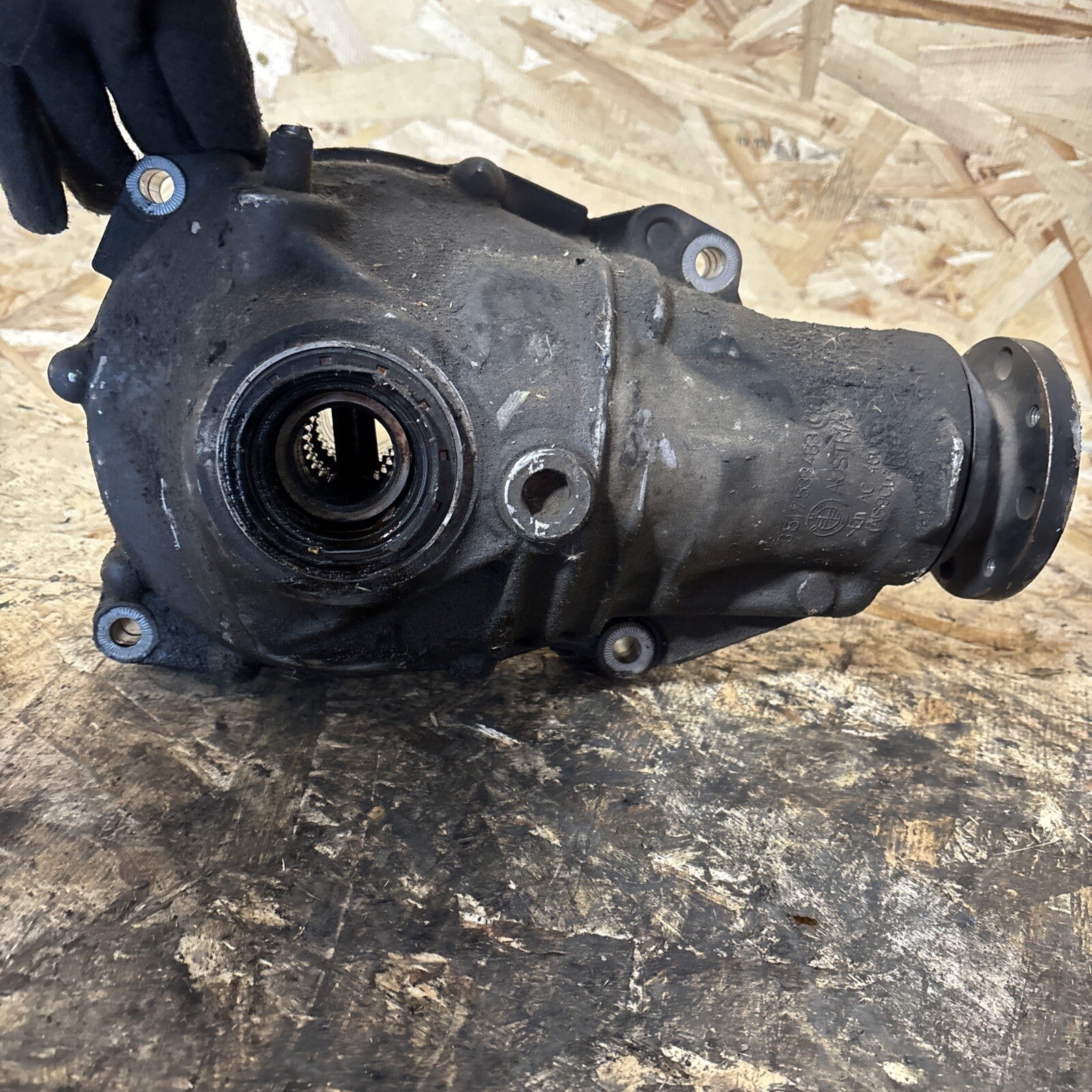 Front E60 530 Differential Carrier Final 3.73 Drive AWD Diff OEM BMW 7533435