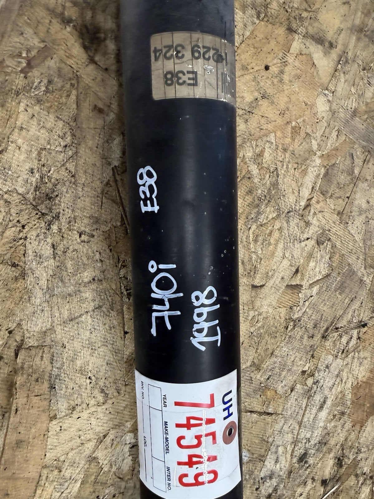 1997-2001 BMW 740i E38 Rear Driveshaft Propeller Shaft 1229324 OEM