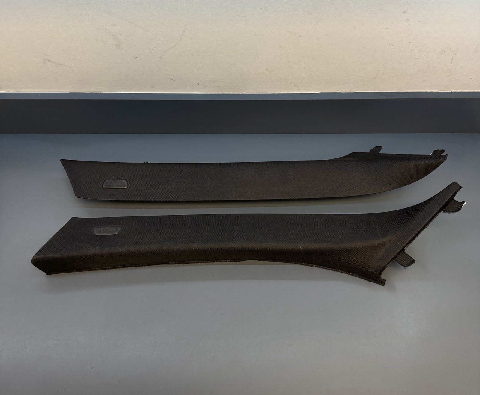 BMW 5 SERIES F10 F11 A PILLAR COVER TRIM SET LEFT RIGHT 9116348 9116347 BLACK