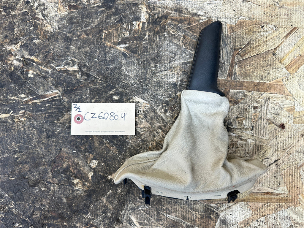 BMW 03-10 E60 5 SERIES EMERGENCY BRAKE BOOT BEIGE/TAN OEM 07653544