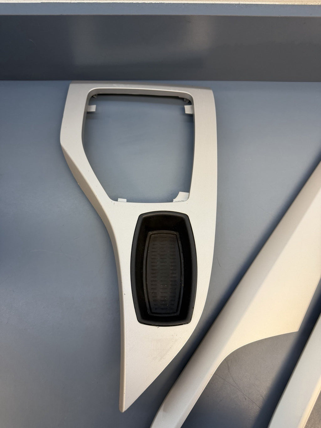 12-15 BMW E84 X1 Center Console Door Panel Interior Silver Trim Cover Set
