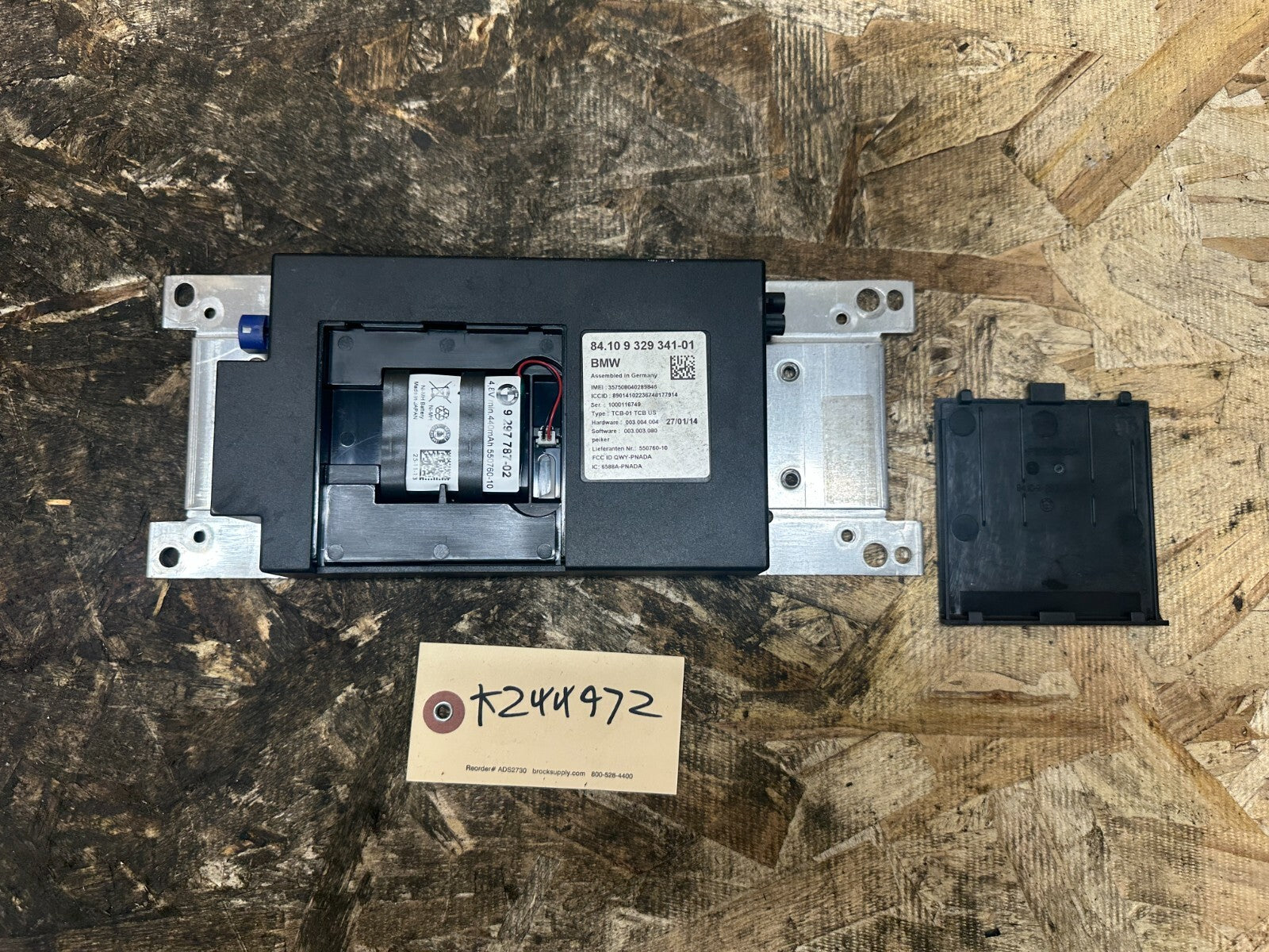 BMW 2010-2019 F25 F30 F32 BLUETOOTH TELEMATICS CONTROL MODULE OEM 9329341