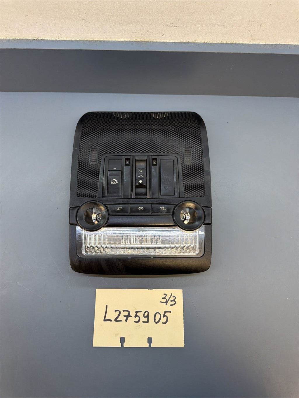 BMW X5 X6 Series E70 E71 Roof Light Switch Unit Button Black 9201850