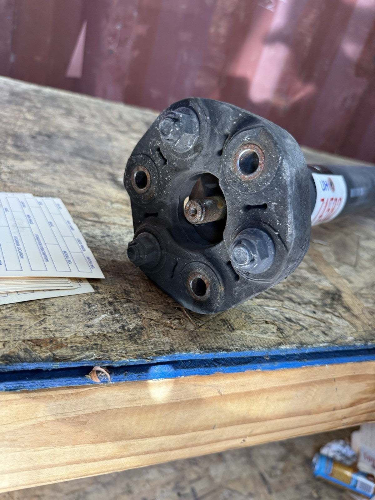 12-16 BMW F30 320i 328i 428i Rear Axle Driveshaft Drive Shaft 7616048 "NOTE"