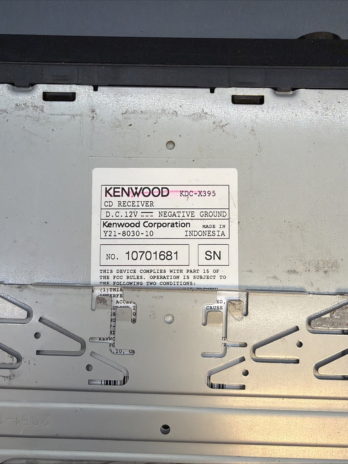 KENWOOD KDC-X303 RADIO BLUETOOTH USB CD
