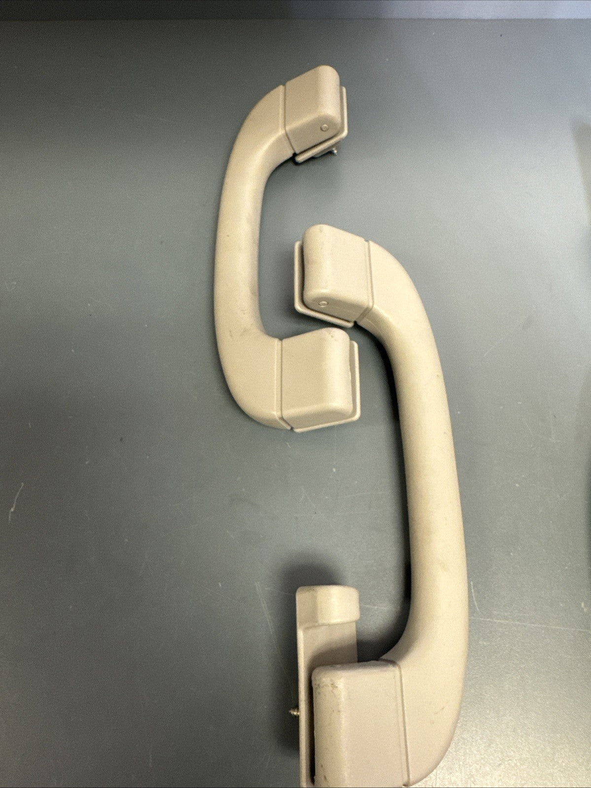 06-12 BMW 328i M3 E90 Front & Rear Upper Interior Roof Grab Handle Bar Set OEM