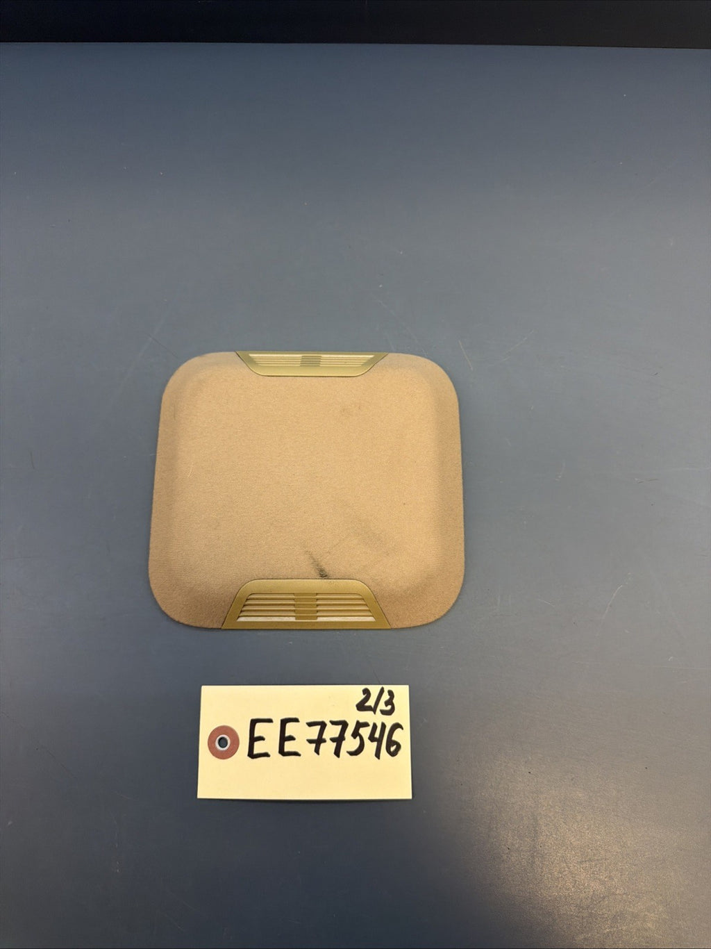 BMW 99-06 E46 Rear Overhead Alarm Motion Sensor Cover Trim Panel Beige 8239224