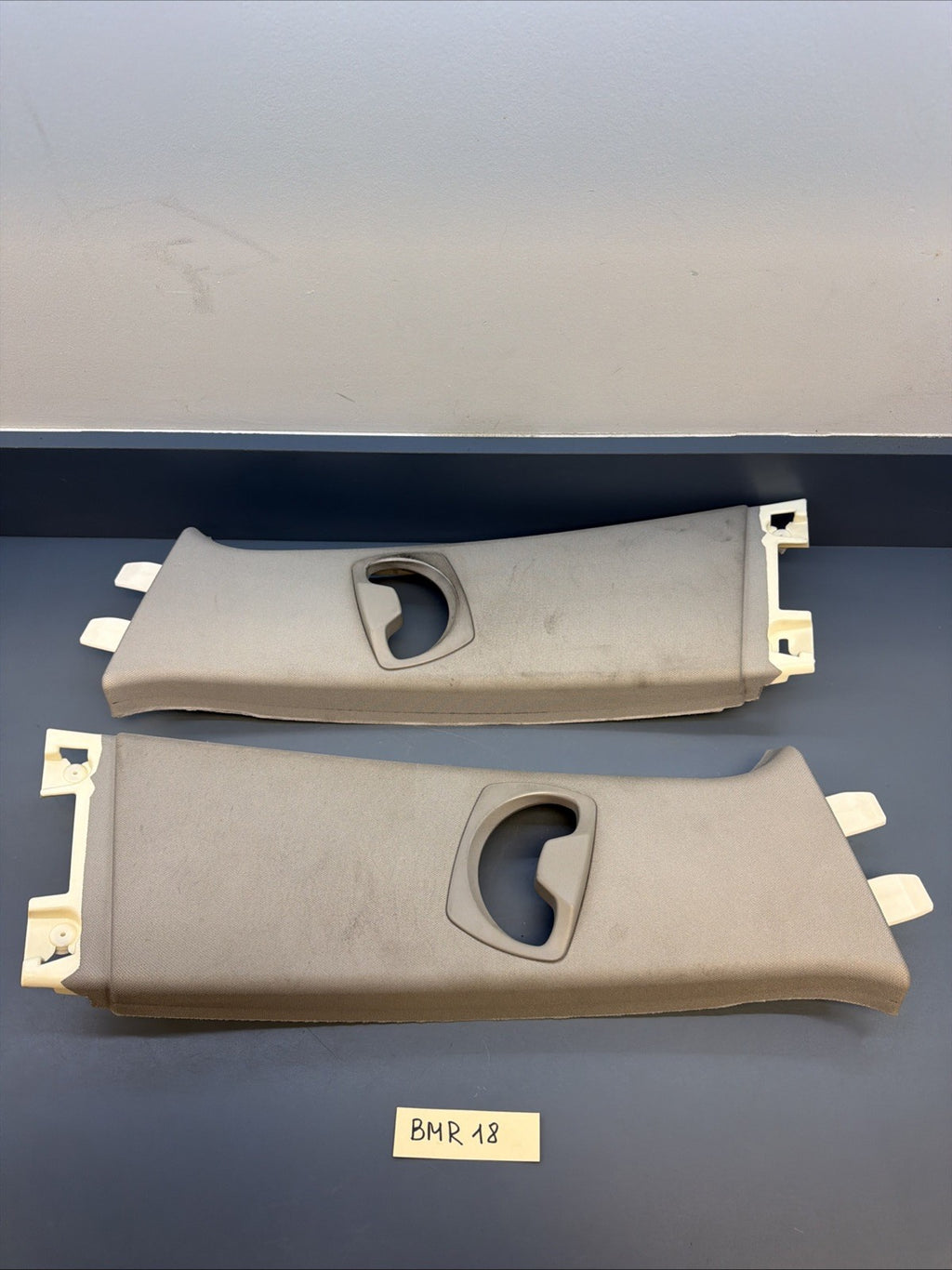 06-12 BMW E90 E91 328i M3 UPPER B PILLAR TRIM LEFT RIGHT OEM
