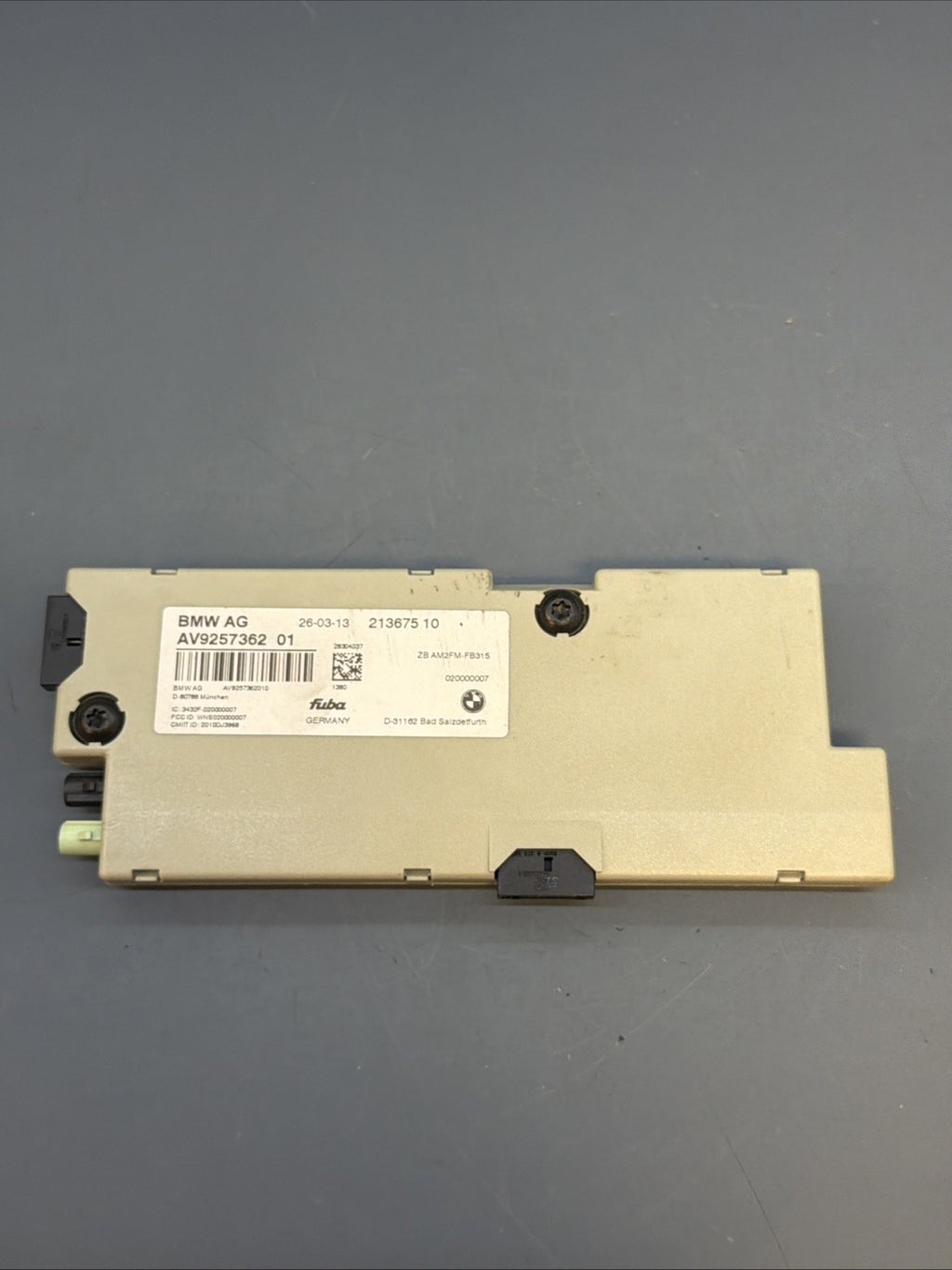  OEM BMW F06 F10 F13 M5 M6 Radio Antenna Amplifier Module 9257362 