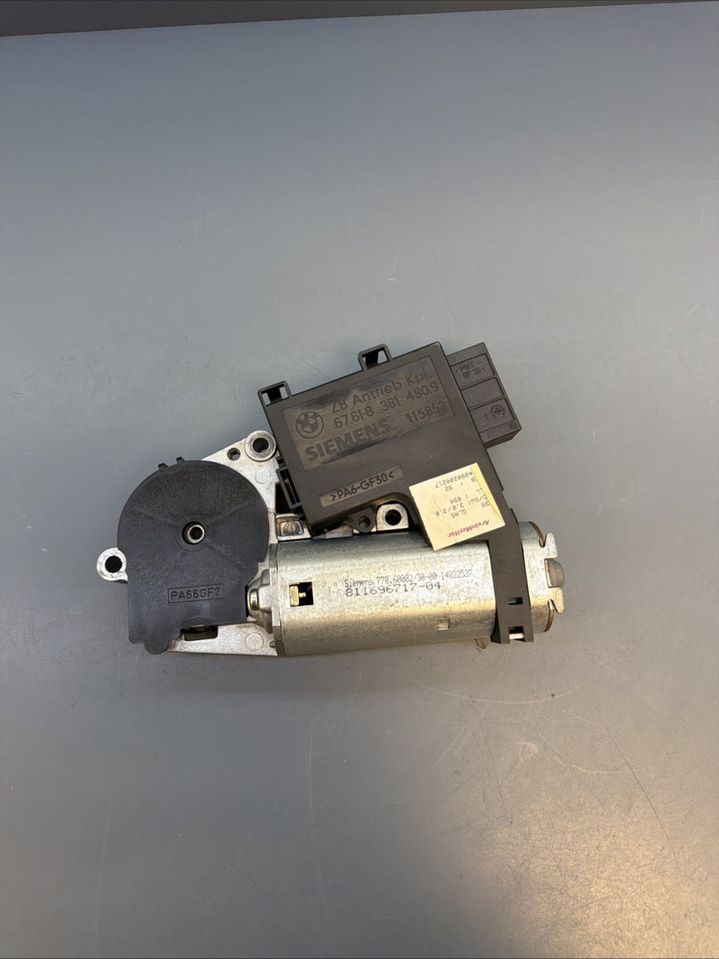 BMW E53 X5 E39 5 Series 525 530 540 M5 Power Sliding Sunroof Motor 67618381480