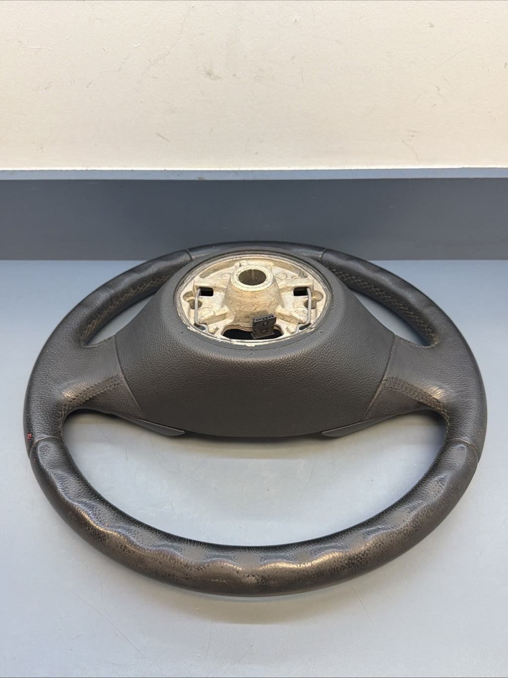 BMW 2006-2012 E90 E9X 3 SERIES BLACK LEATHER STEERING WHEEL OEM 3375E901