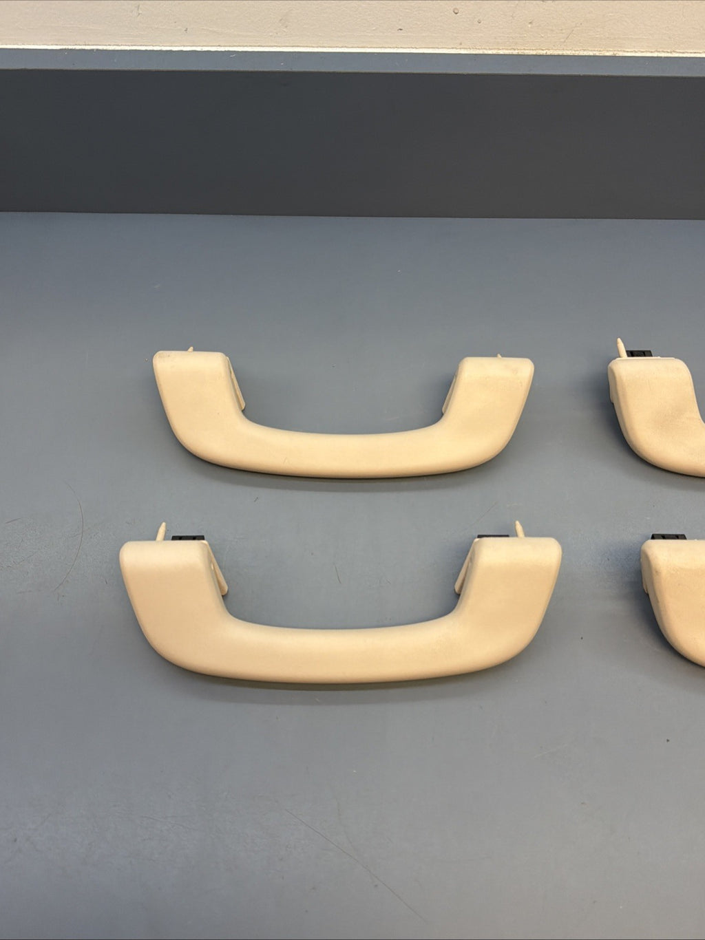 2011-2016 BMW 535I 550I F10 ROOF GRAB HANDLE SET OF 4  TAN BEIGE OEM 9171224