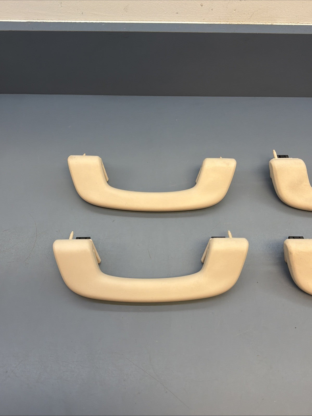 2011-2016 BMW 535I 550I F10 ROOF GRAB HANDLE SET OF 4  TAN BEIGE OEM 9171224