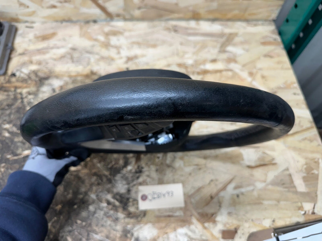 BMW 11-17 F25 X3 BLACK LEATHER STEERING WHEEL AND BUTTONS OEM 2406058