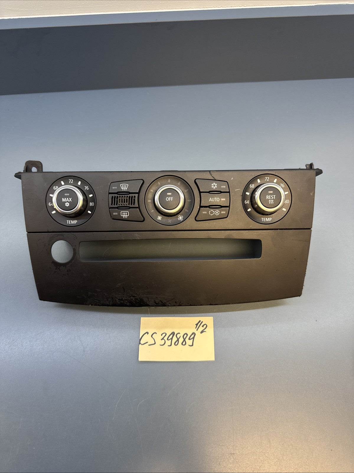 2004-2007 BMW 525I AC HEATER CLIMATE TEMPERATURE CONTROL SWITCH OEM 64116988505