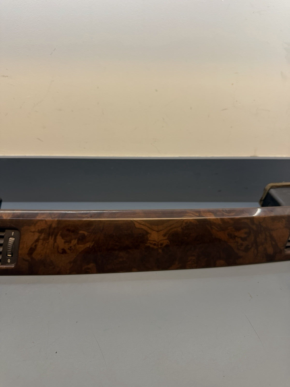 07-13 BMW 335i E90 E92 Center Dashboard Trim Panel Wood Grain Vents 6985540