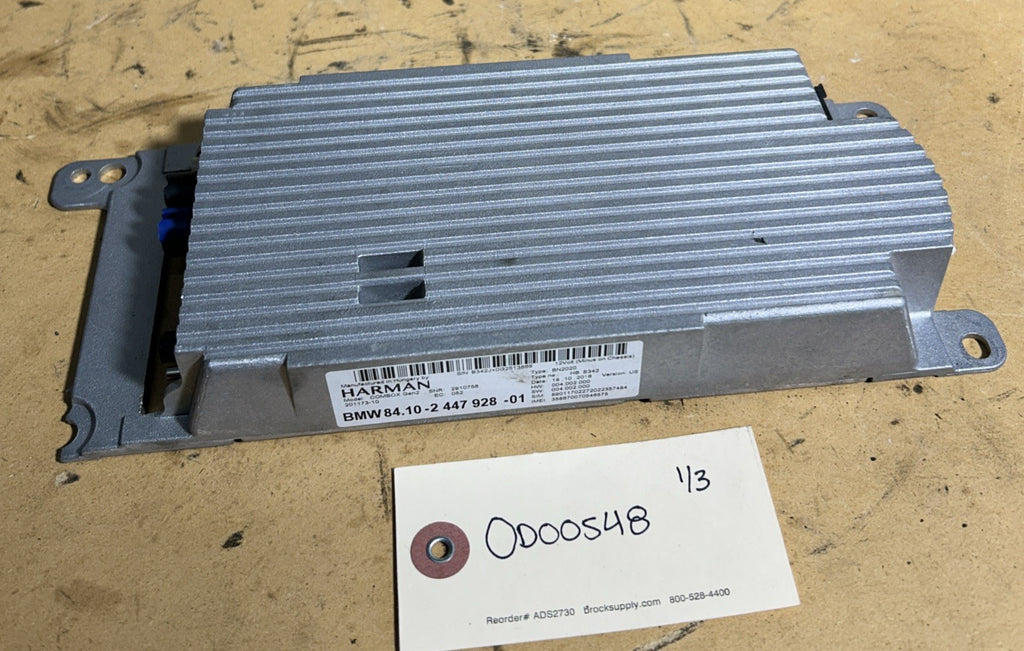 2011 - 2017 BMW X3 Radio Telematics Control Module Unit 2447928 OEM *NOTE*