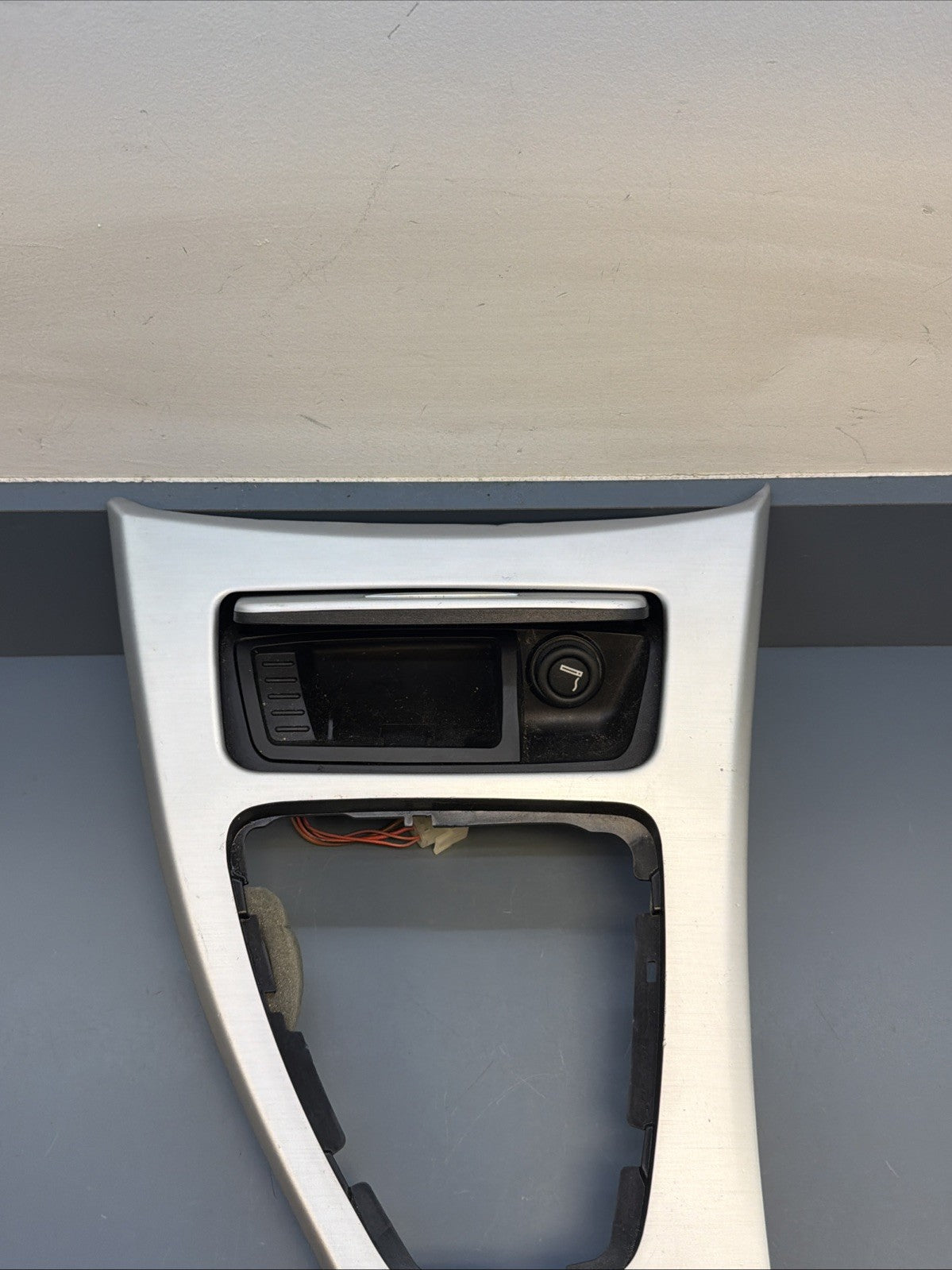 07-13 BMW E90 E92 328i 335i CENTER CONSOLE ALUMINUM TRIM OEM 7078571